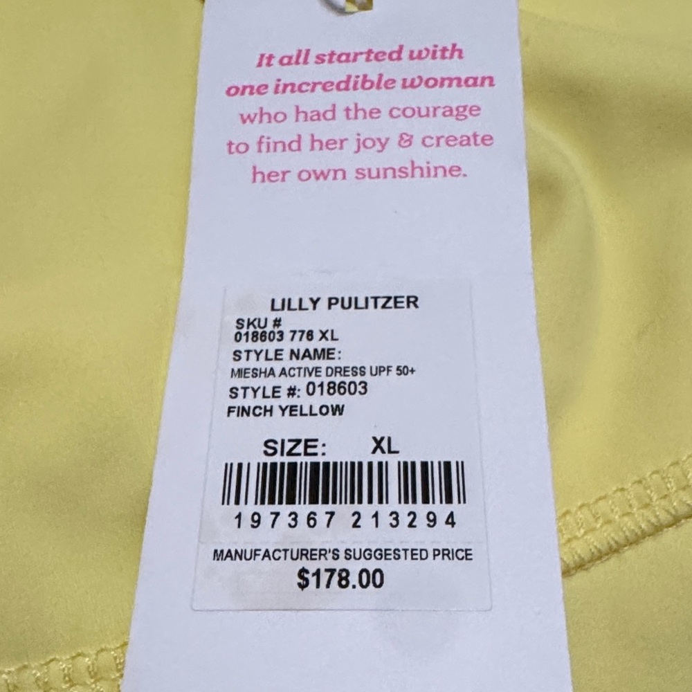Lilly Pulitzer Yellow Scalloped Dress - Picture 3 of 3